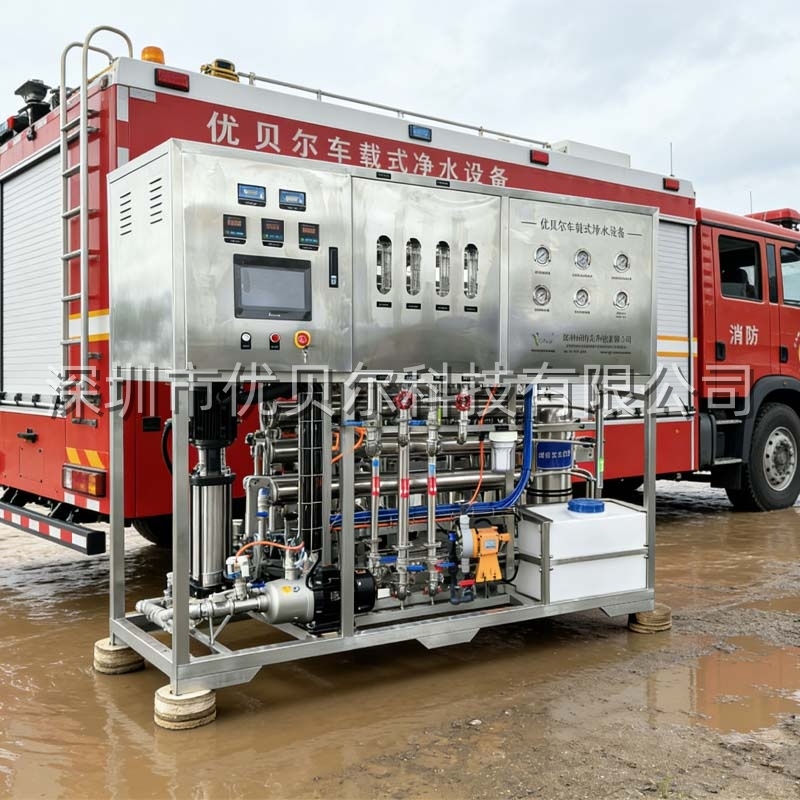 4+1.5吨移动车载净水设备